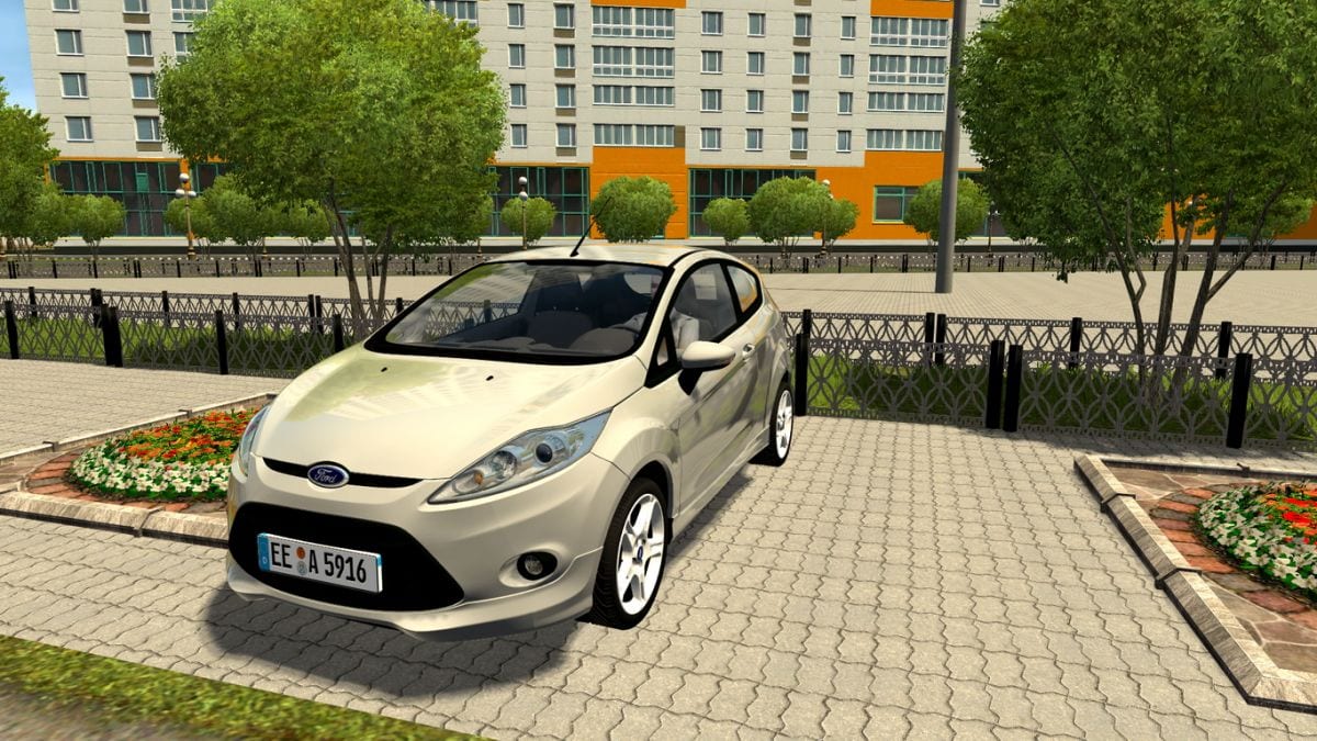 Мод Ford Fiesta 1.6 Zetec S 2009 для Сити Кар Драйвинг v.1.5.1 - 1.5.6