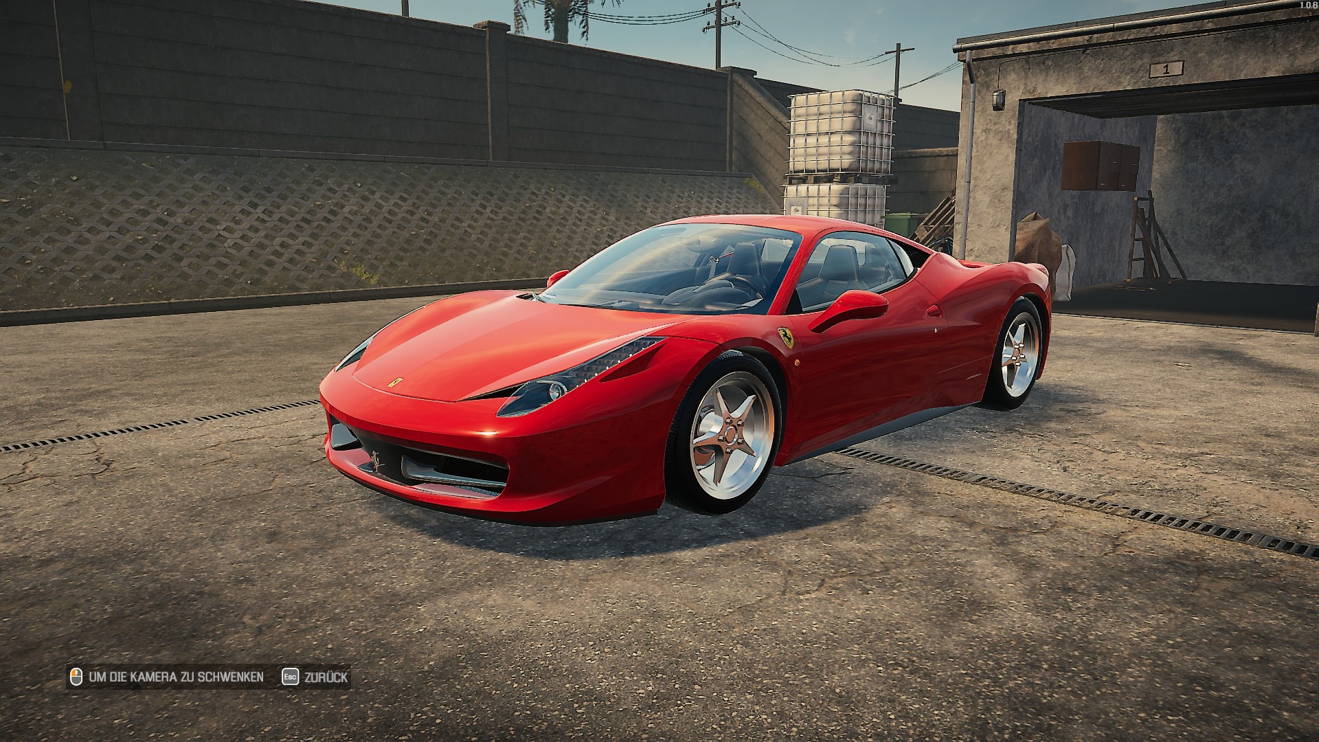 Ferrari 458 мод для Car Mechanic Simulator 2021